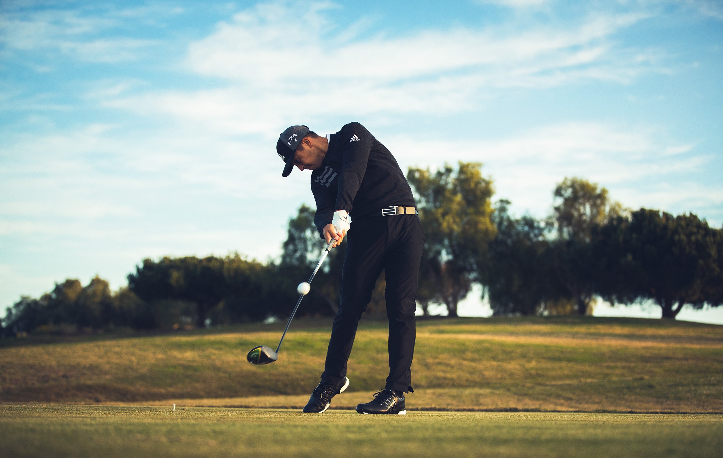 Xander Schauffele Playing Golf