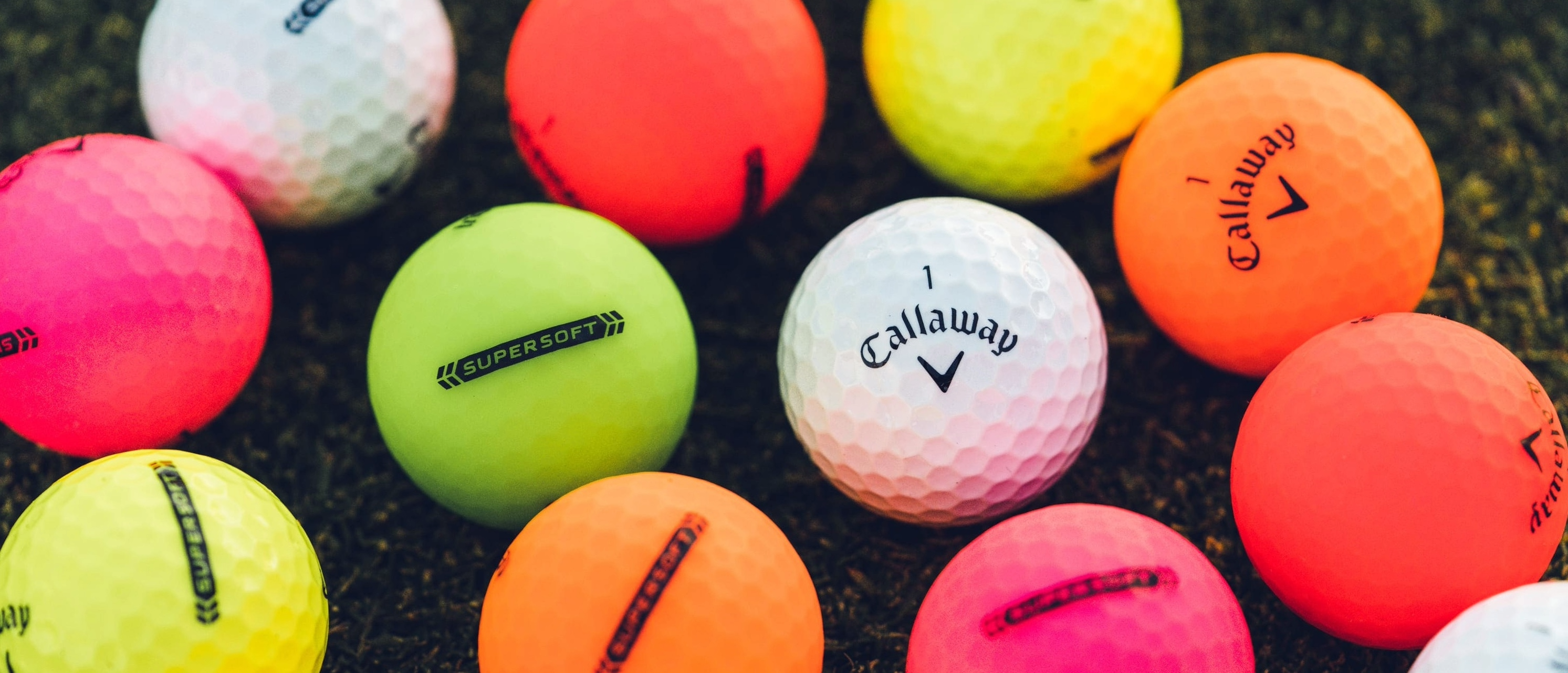 colored golf balls