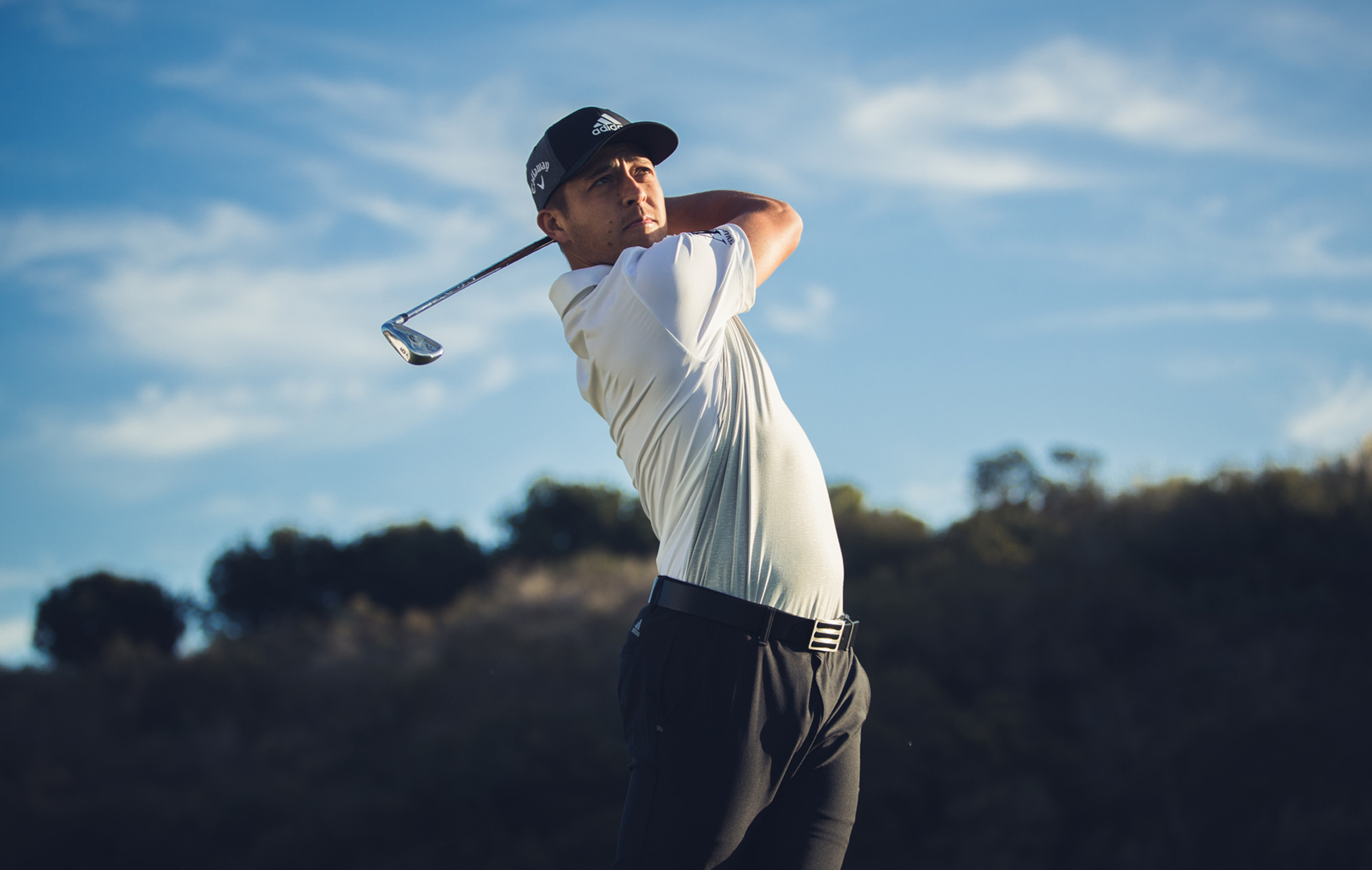 Xander Schauffele Playing Golf