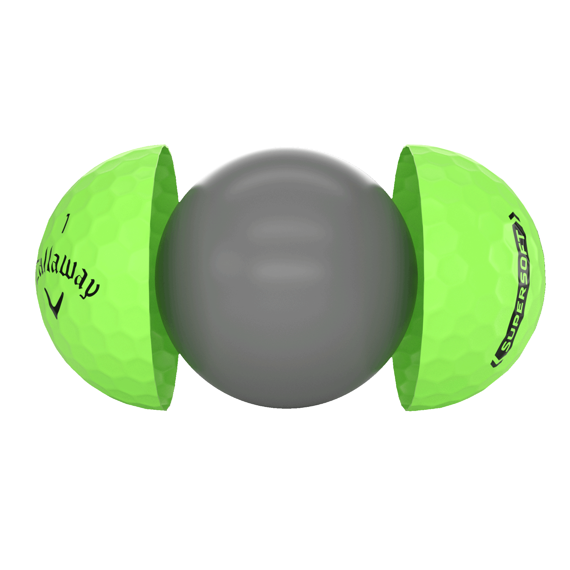 callaway matte green golf balls